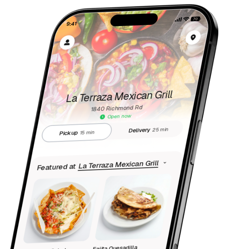 La Terraza Mexican Grill app preview