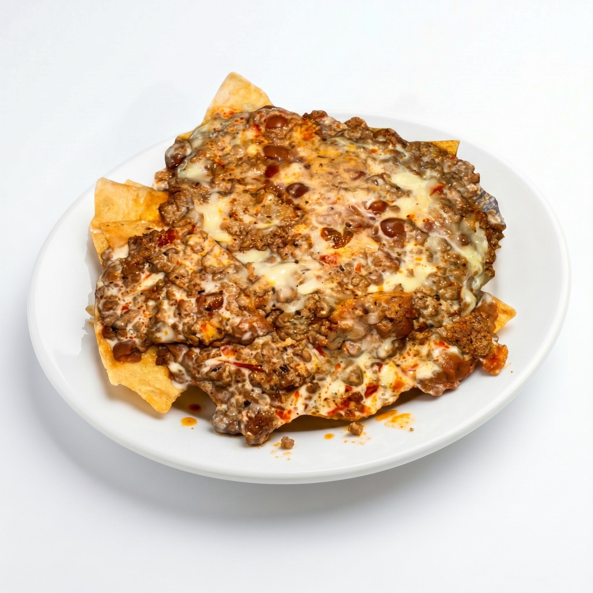 Beef & Bean Nachos.