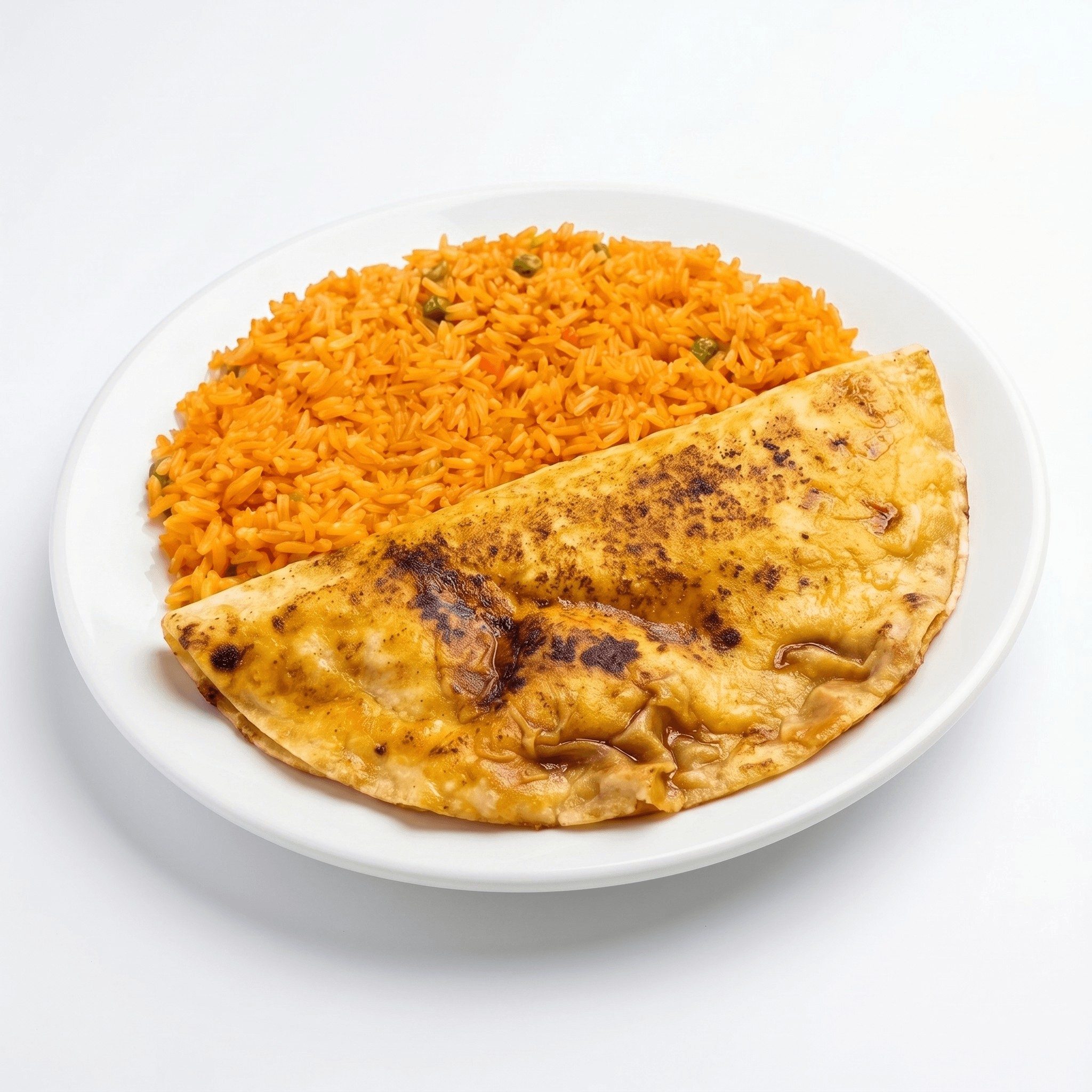 Kids Quesadilla & Rice.