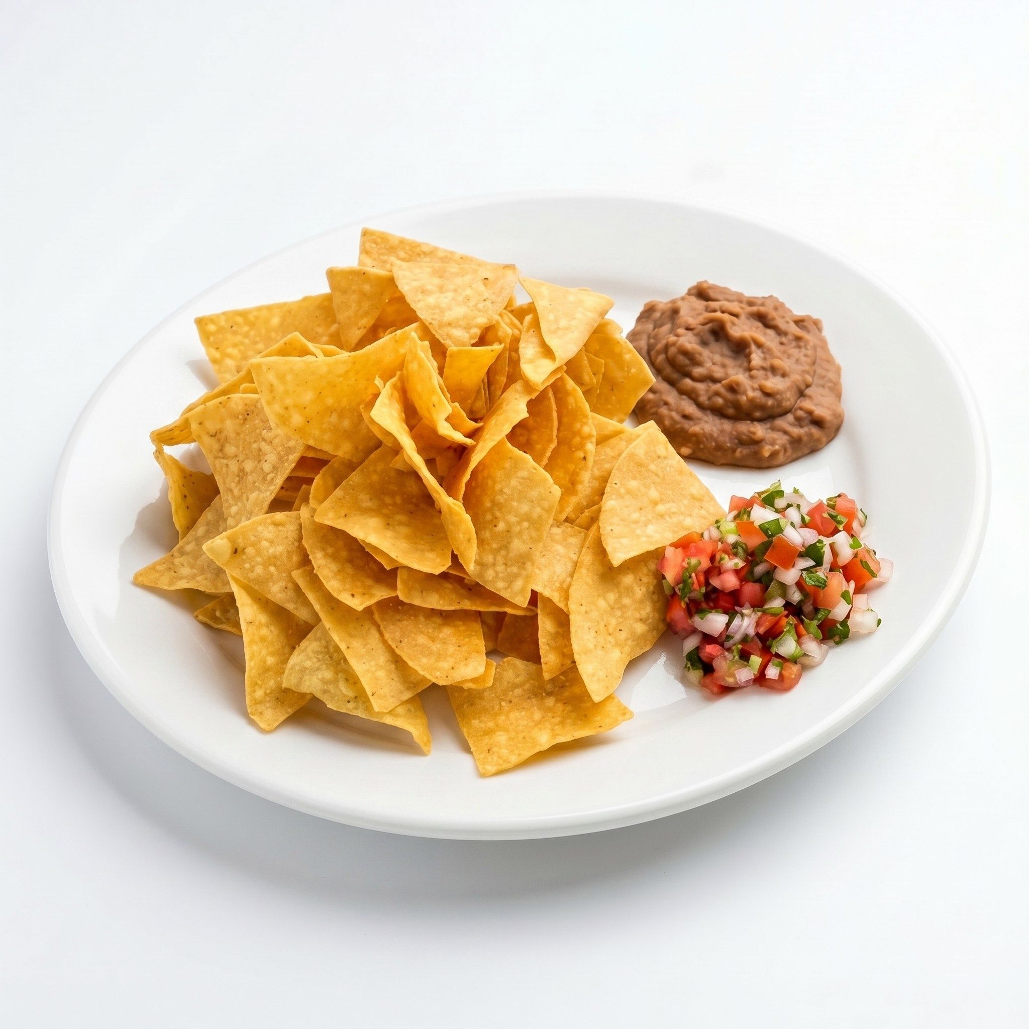 Chicken & Bean Nachos.