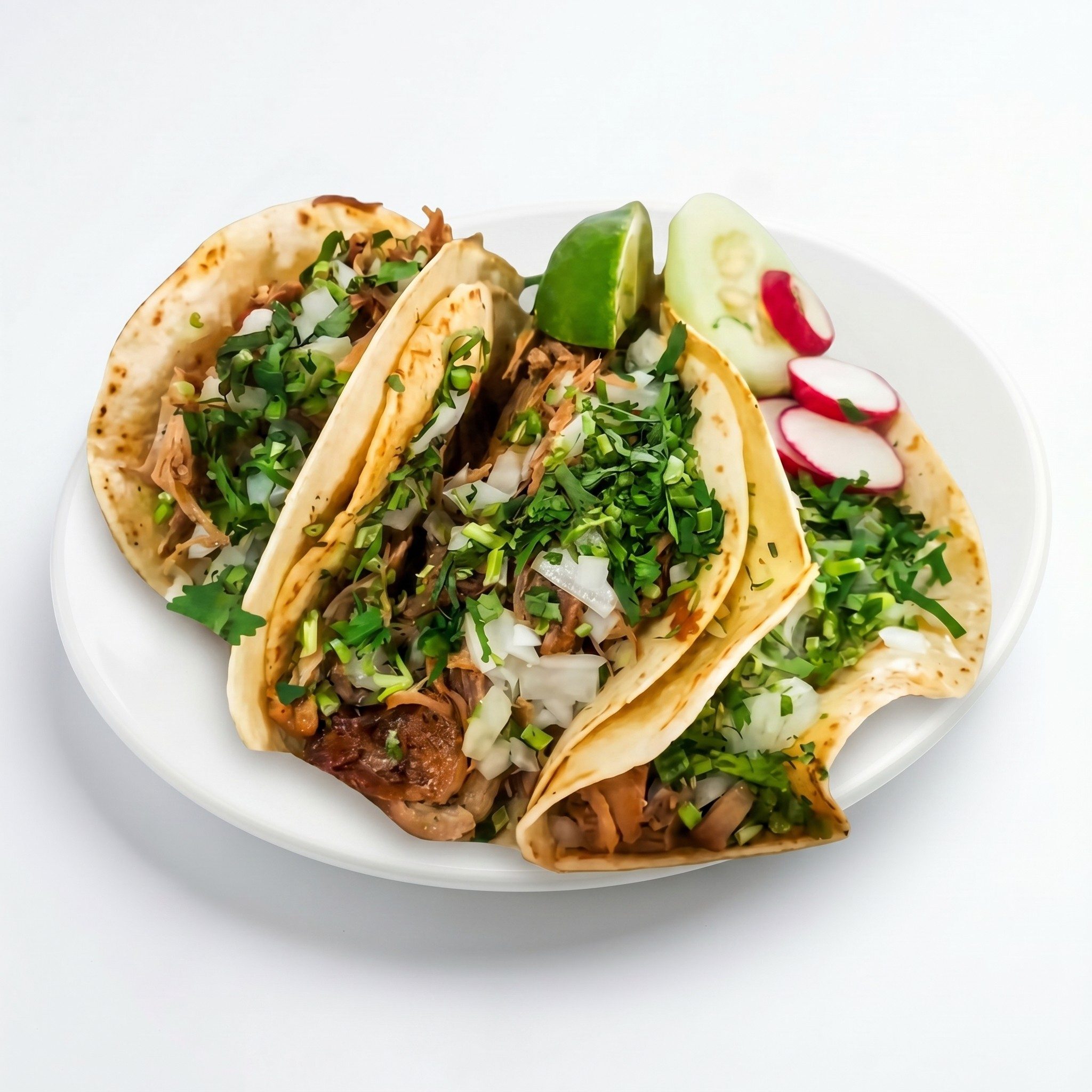 Carnitas (Pork) Tacos.